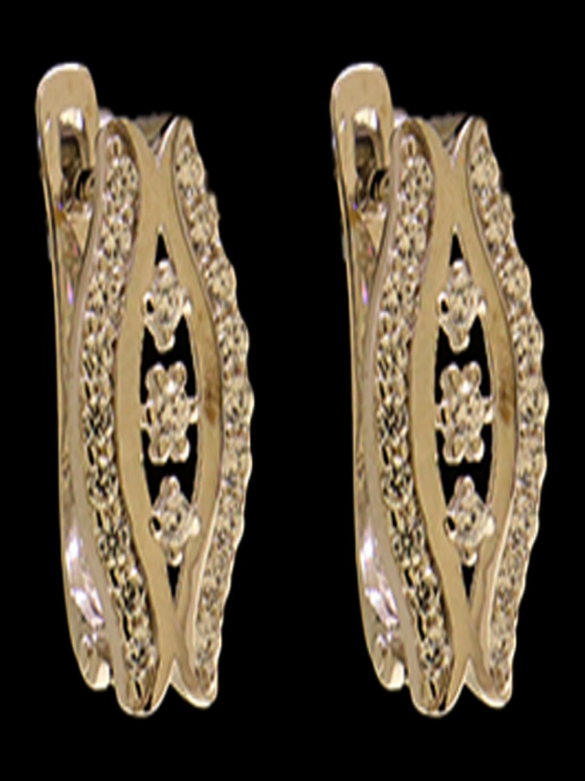 18K White Gold Earrings